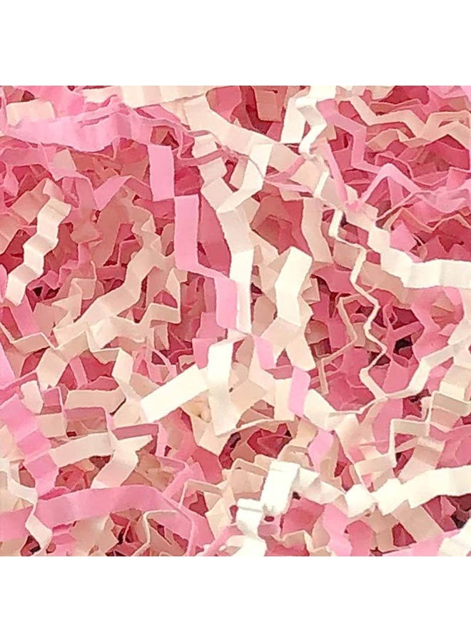 OASIS-TH 450 Gram Shred Paper Filler Crinkle Cut Paper for Wrapping & Filling Gift Basket Gift Boxes, Mixed Color